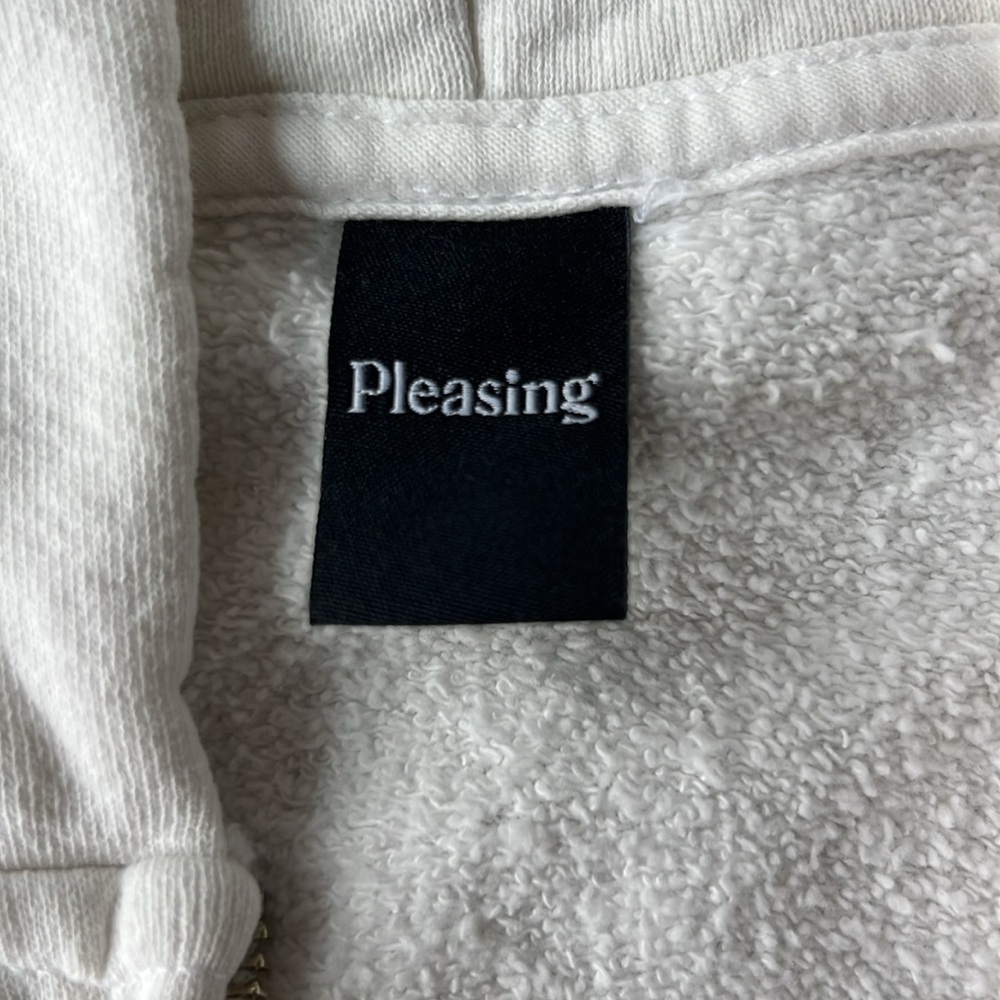 Pleasing Sweatshirt White The AstroMilk Man Zip Up Hoodie Size XXL Harry Styles - Picture 8 of 13